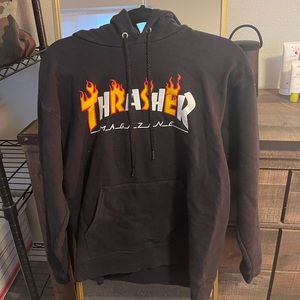 Classic thrasher black hoodie